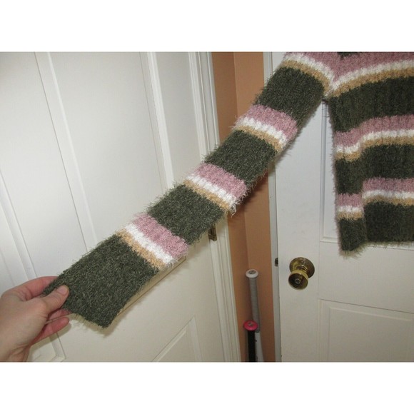 Freshman 1996 Womens Juniors Multicolor Soft Long Sleeve Pullover Sweater Size L - Picture 3 of 6